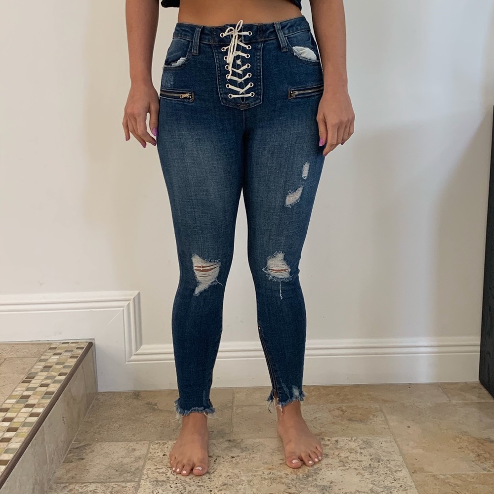 Highwaisted jeans